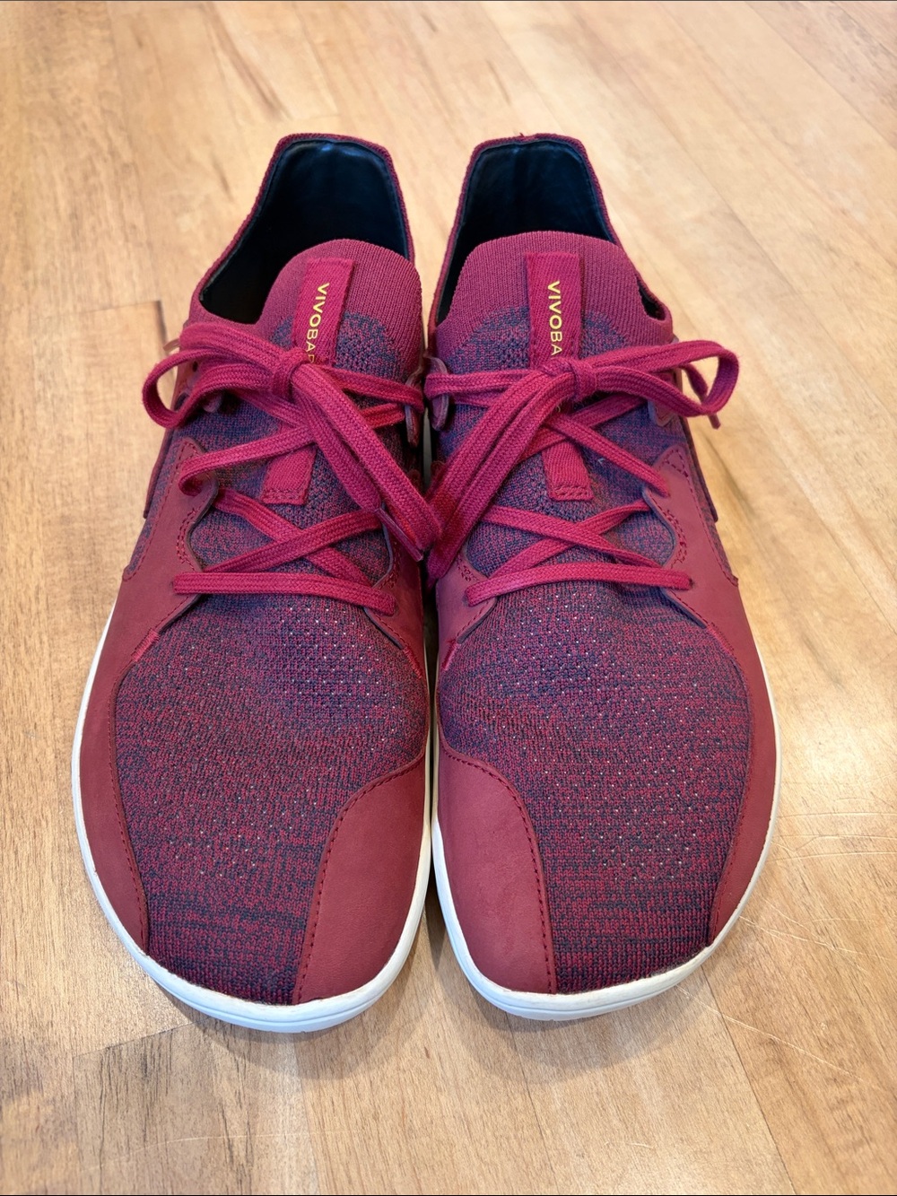 Vivo Barefoot Men's Burgundy Sneakers EU42/US9